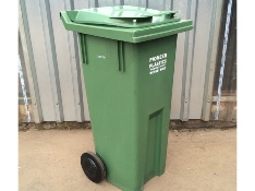 130 Lit Wheelie bin